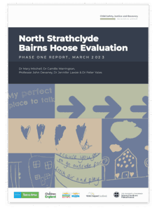 Cover of the North Strathclyde Bairns Hoose Evaluation, phase one report